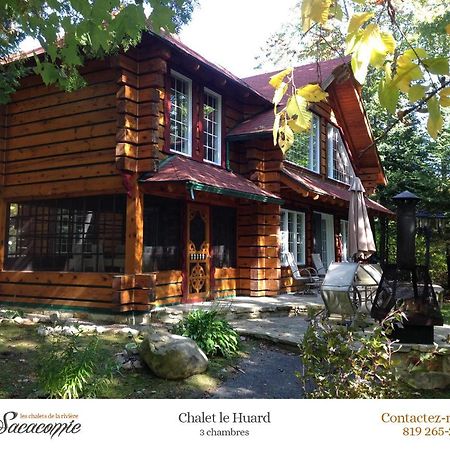 Chalets de la Riviere Sacacomie Villa Saint-Alexis-des-Monts Exterior foto