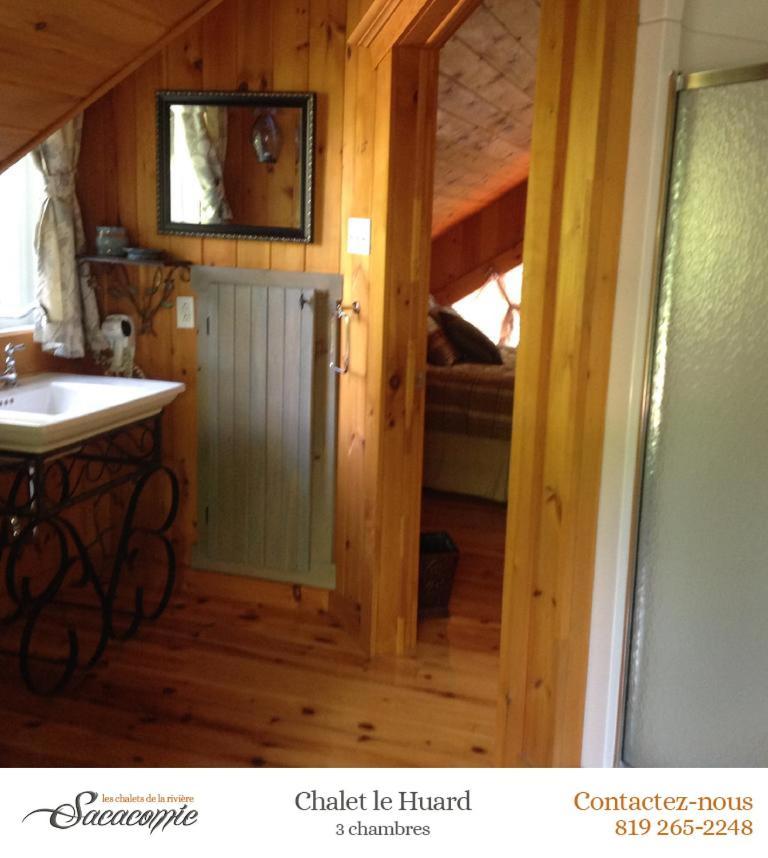 Chalets de la Riviere Sacacomie Villa Saint-Alexis-des-Monts Exterior foto
