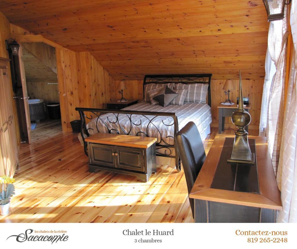 Chalets de la Riviere Sacacomie Villa Saint-Alexis-des-Monts Exterior foto