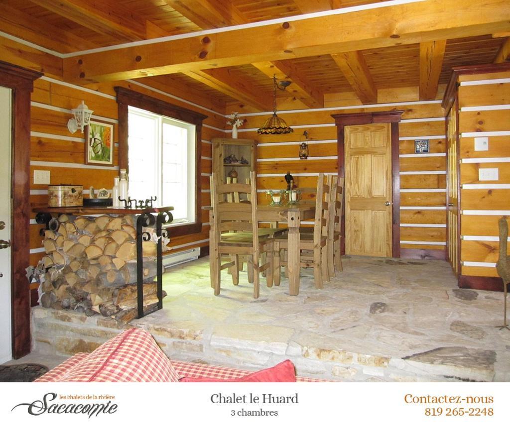 Chalets de la Riviere Sacacomie Villa Saint-Alexis-des-Monts Exterior foto