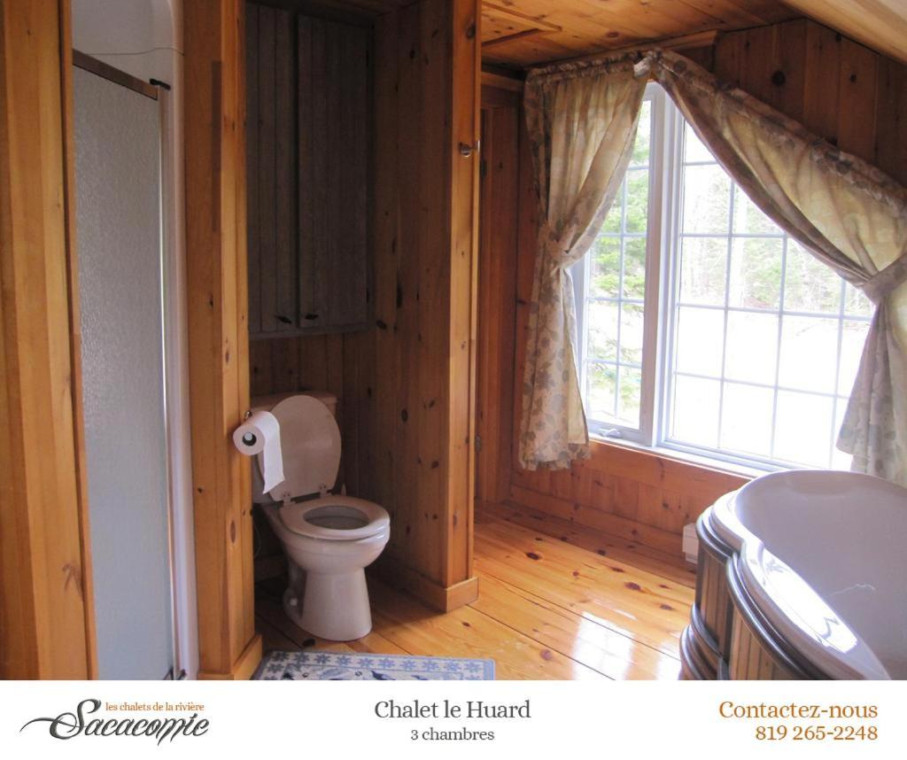 Chalets de la Riviere Sacacomie Villa Saint-Alexis-des-Monts Exterior foto