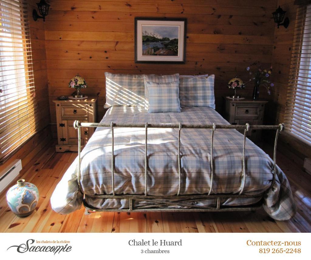 Chalets de la Riviere Sacacomie Villa Saint-Alexis-des-Monts Exterior foto