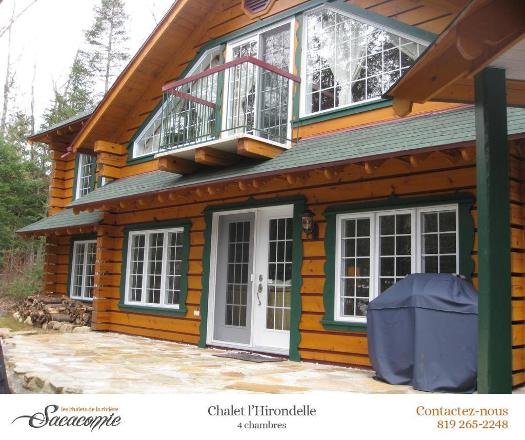 Chalets de la Riviere Sacacomie Villa Saint-Alexis-des-Monts Exterior foto