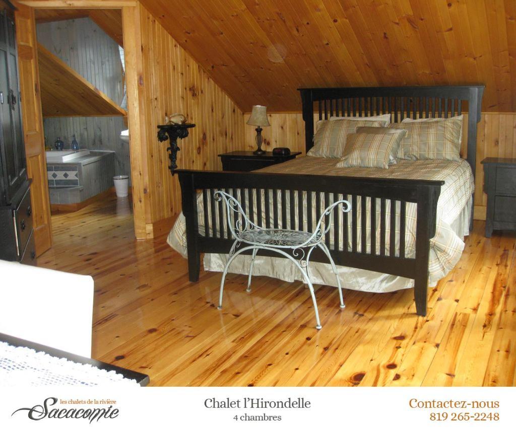 Chalets de la Riviere Sacacomie Villa Saint-Alexis-des-Monts Exterior foto