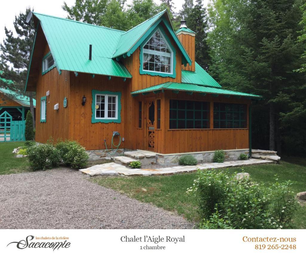 Chalets de la Riviere Sacacomie Villa Saint-Alexis-des-Monts Exterior foto